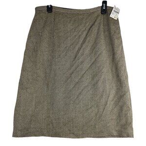 Vintage August Silk Logic Pencil Skirt 14 Forst Deadstock Quiet Luxury Old Money